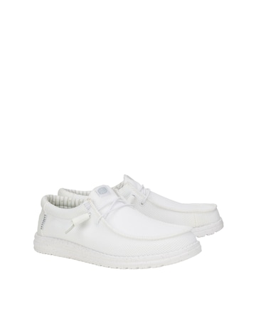 HeyDude Wally Stretch Sox Shoe - White