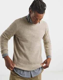 Lambswool Crew Neck Knitted Jumper