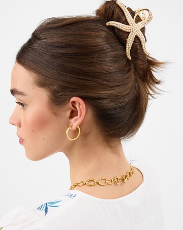 Accessorize Pearl Starfish Claw Clip