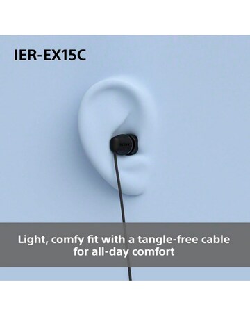 SONY IER-EX15C USB-C Wired Earphones - White