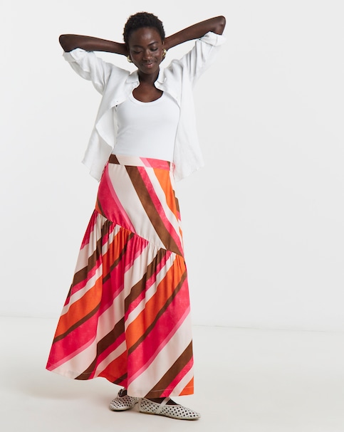 Asymmetric Seam Skirt