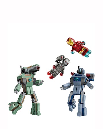 LEGO Marvel Iron Man & War Machine vs. Hammer Drones Buildable Super Hero 76320