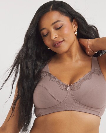 Pretty Secrets 2 Pack Sarah Full Cup Non Wired Bras