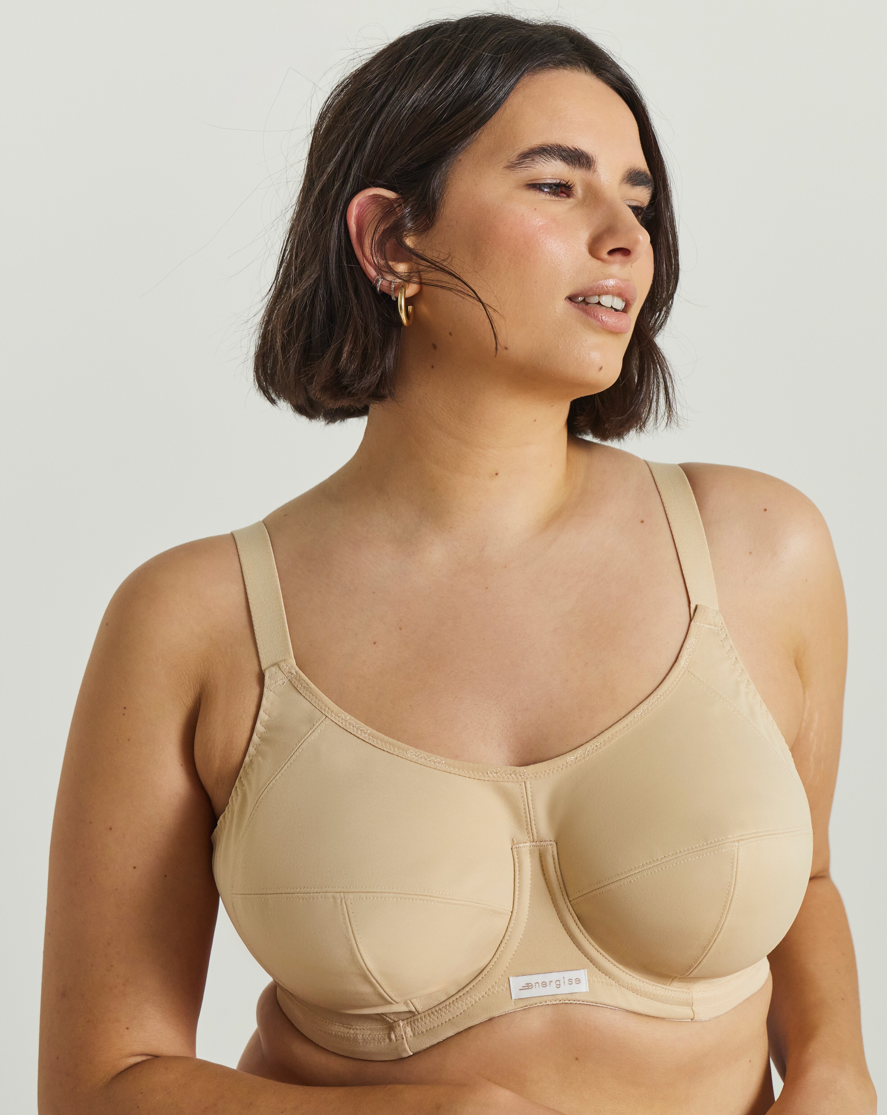 Elomi Energise High Impact Wired Sport Bra Nude