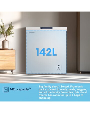 Fridgemaster MCF142E 142L Chest Freezer- E Rated