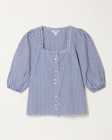 FatFace Sofia Gingham Blouse