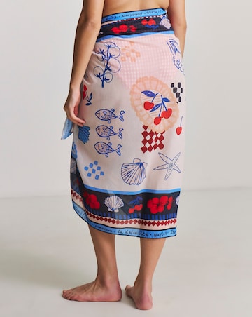 MAGISCULPT Beach Sarong Dolce Vita Print