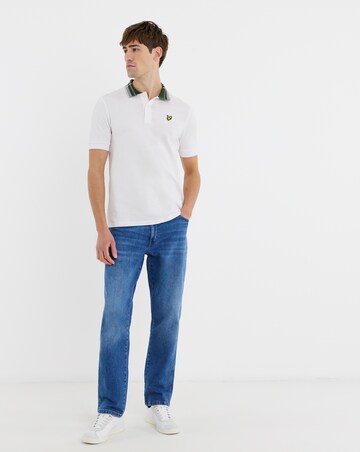 Lyle & Scott Tartan Collar Polo Shirt