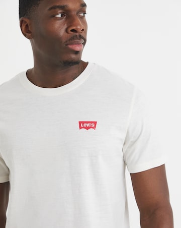 Levi's Short Sleeve Back Graphic Relaxed Fit T-Shirt - Ecru
