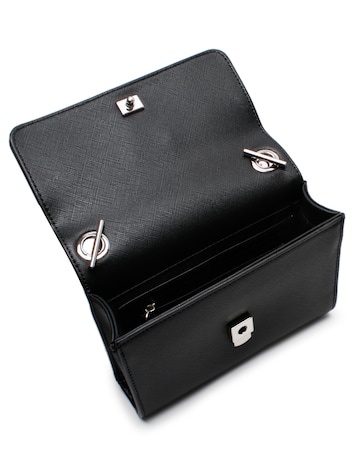 Valentino Bags Divina Black Saffiano Shoulder Bag