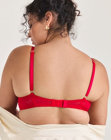 Ann Summers Sexy Lace Planet Plunge Bra Red