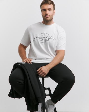 Jack & Jones Ferris Tracksuit and T-Shirt Triple Set - Black