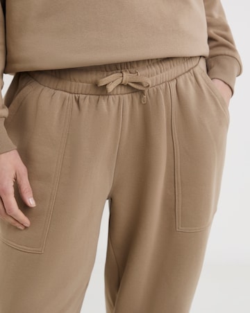 Mocha Barrel Leg Joggers