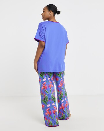 Figleaves Parrot Blanket Stitch Pyjama