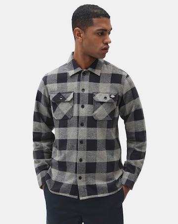 Dickies Sacramento Shirt Flannel Shirt - Grey