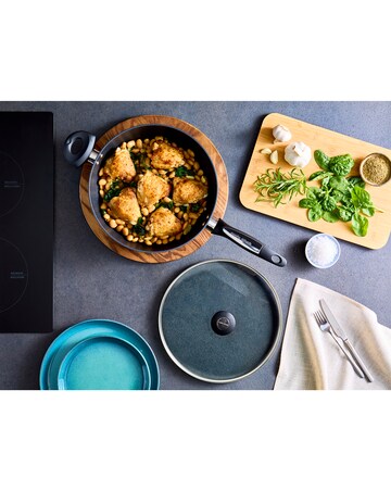 Morphy Richards Forged Aluminium Saute Pan with Lid