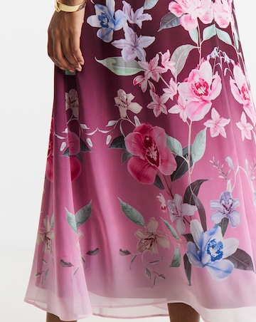 Joanna Hope Drop Waist Pleated Skirt