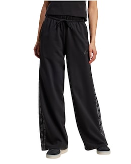 adidas Wide Leg Leopard Print 3 Stripe Jogger