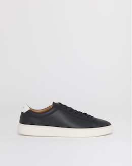 Boss Kieran Leather Trainers - Black