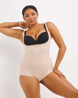 Miraclesuit Tummy Tuck Firm Control Wear Your Own Bra Bodybriefer Beige
