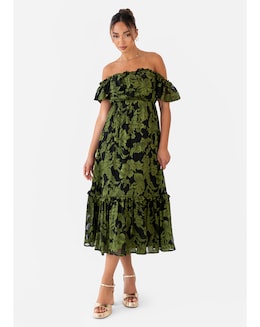 Maya Deluxe Floral Print Dress