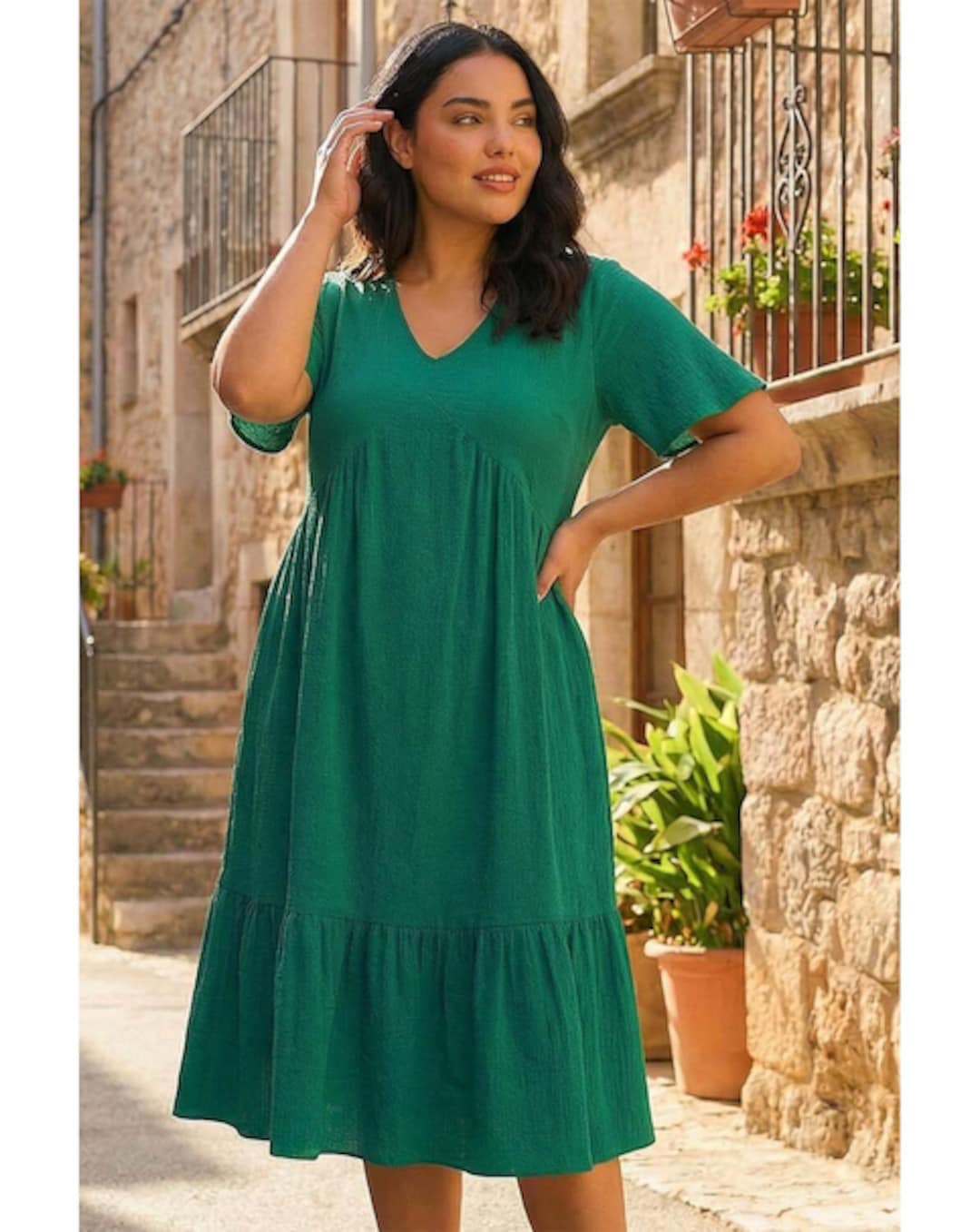 green skater dress uk Buy Apricot Green Bell Sleeves Knitted Skater Dress from the Next UK online shop