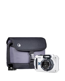 Kodak PIXPRO WPZ2 Camera inc Shoulder Bag &amp; 32GB MicroSD Card - White