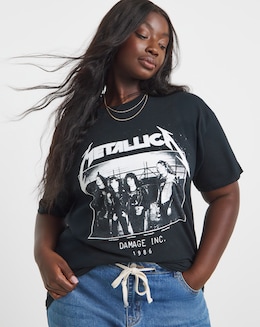 Black Metallica License T-shirt