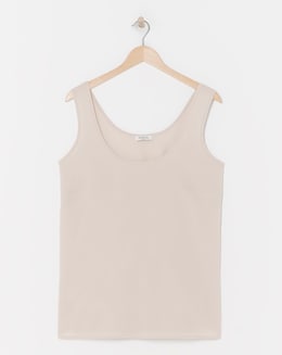 Grey Lightweight Scoop Neck Vest