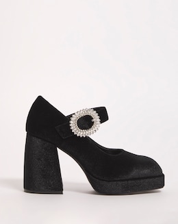 Dinah Mary Jane Platform Heeled Shoes - Extra Wide Fit (EEE)