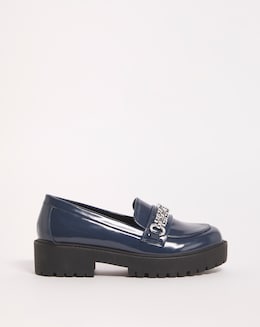 Dara Hardware Trim Loafer Shoes - Extra Wide Fit (EEE)
