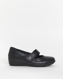 Cushion Walk Touch And Close Mary Jane Shoe E Fit