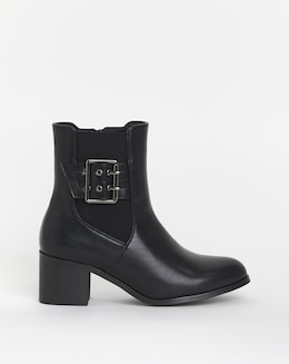 Cushion Walk Block Heel Boot E Fit