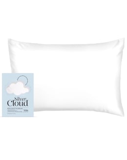 Silver Cloud White Satin Pillowcase Infused with Silver Ions