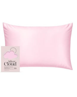 Silver Cloud Pink Satin Pillowcase Infused with Silver Ions