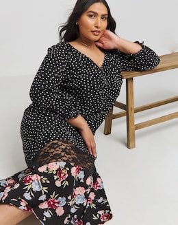 Joe Browns Lace Insert Maxi Dress