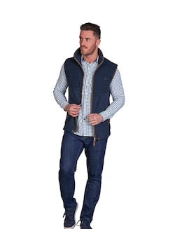 Raging Bull Fleece Gilet Navy