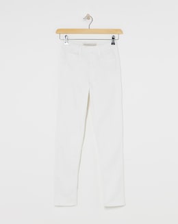 White Stretch Slim Leg Jeggings