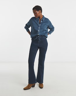 Indigo Cosy Bootcut Jeans