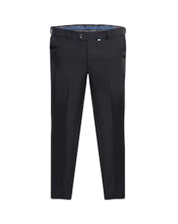 D555 Big &amp; Tall Max Xtenda Waist Regular Fit Trouser - Black