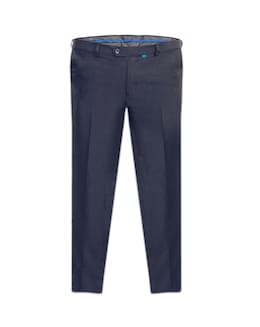 D555 Big &amp; Tall Max Xtenda Waist Regular Fit Trouser - Navy