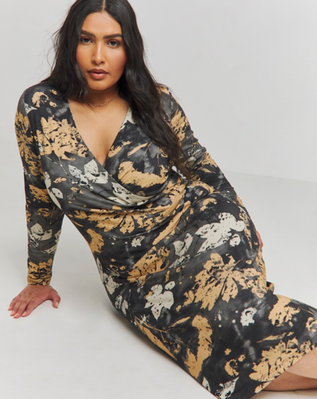 joe browns wrap dress Joe Browns Penelope Printed Crinkle Dress  luscious scarves