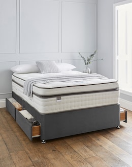 Silentnight 3000 Pocket Gel Box Top Divan Set with 4 Drawers