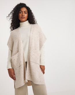 Edge to Edge Neppy Throw On Cardigan