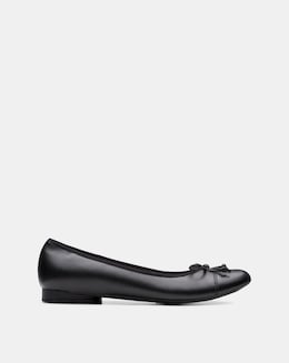 Clarks Loreleigh Rae Leather Ballet Pump Wide Fit