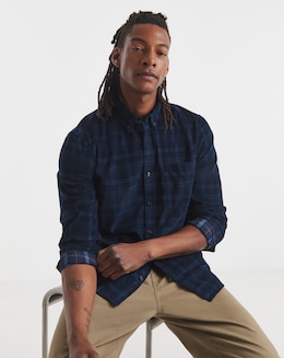 Baby Cord Check Shirt Regular