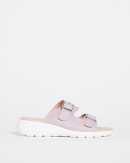 Cushion Walk Twin Buckle Sandal EEE Fit