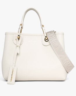 Emporio Armani Myea Cream Shopper Bag With Pouch