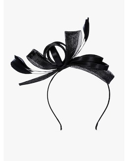 Jon Richard Black Medium Fascinator Headband