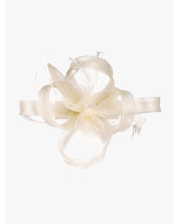 Jon Richard Ivory Small Feather Fascinator Clip